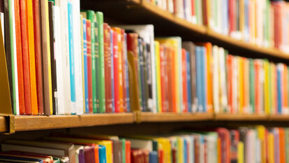 Symbolbild Bildung - Bücherwand